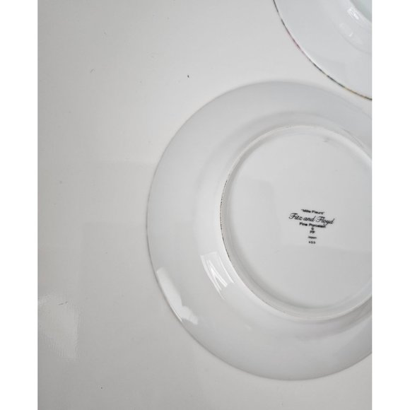 Fitz & Floyd Mille Fleurs Fine Porcelain salad plates Japan 459 - Picture 7 of 10